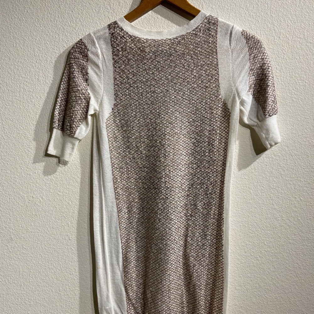 ALL SAINTS White Textured Tunic